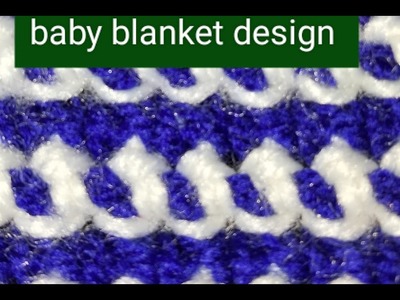 Crochet design for beginners || knitting crochet design for baby blanket by kitkat8934.