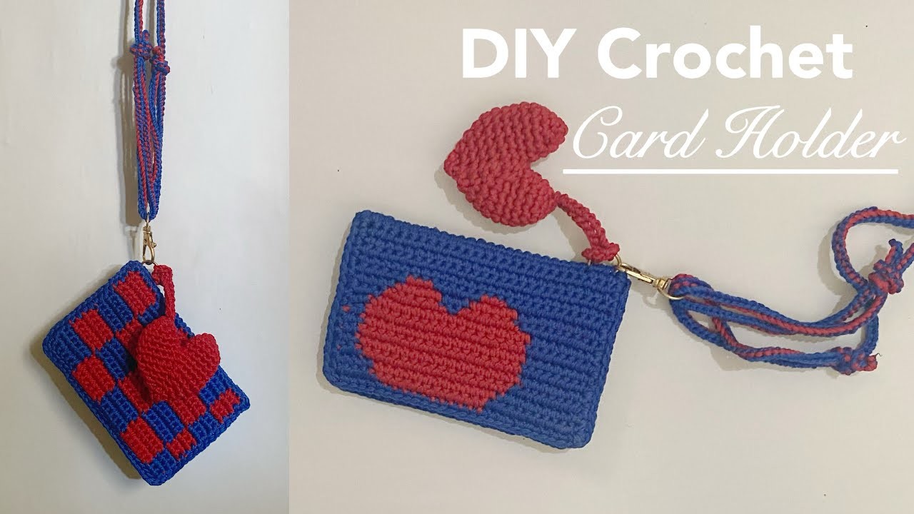DIY Crochet Card Holder or Crochet Wallet ????❤️| Tutorial Dopet Kartu Rajut | Easy Crochet Bag