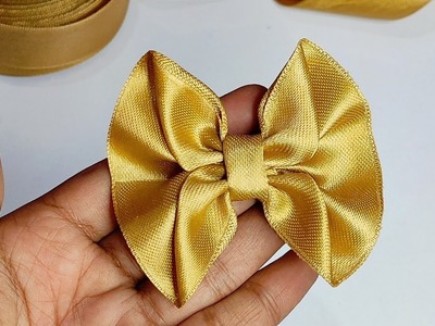 DIY: Super Easy Hacks Ribbon Flowers | kapde Ke Phool Banana, Cloth Flower Making | Hand Embroidery