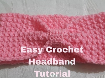 Easy Crochet girls Headband for beginners| woolen Crochet Headband|