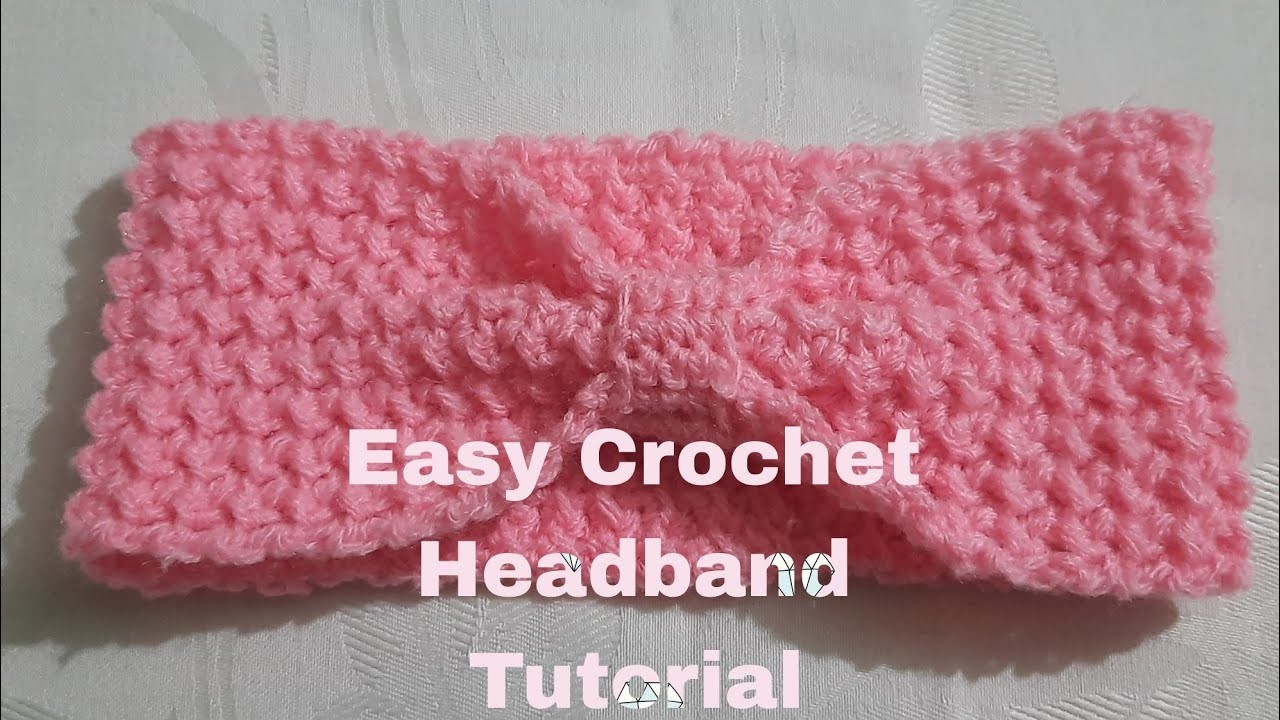 Easy Crochet girls Headband for beginners| woolen Crochet Headband|