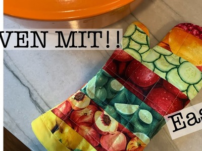 EASY to sew oven mit | make it today | use your scraps