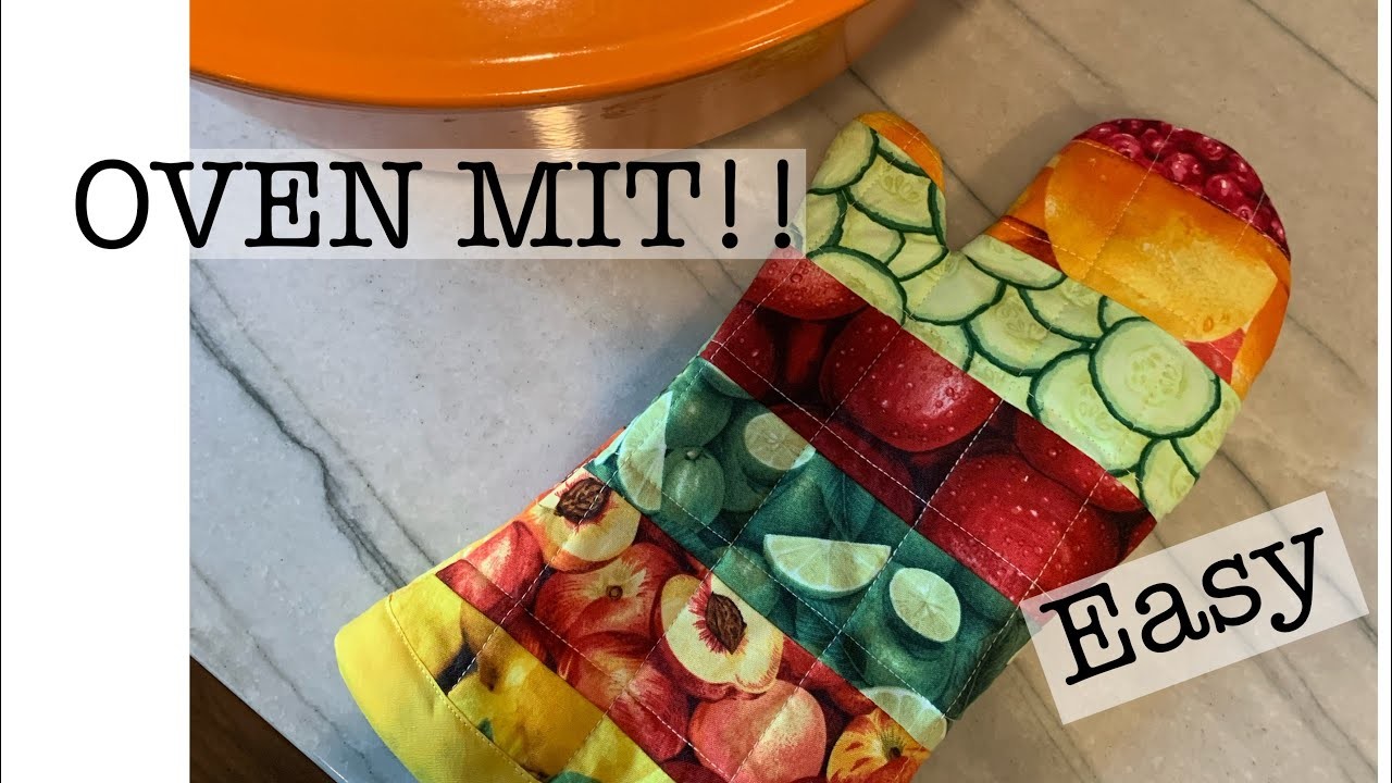 EASY to sew oven mit | make it today | use your scraps