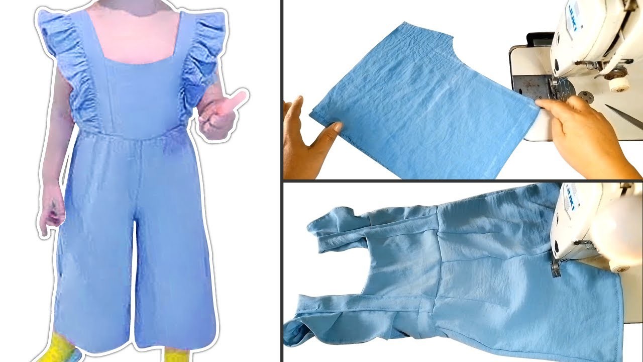 Full step by step HOW TO SEW DRESS FOR KIDS | Sewing Tricks