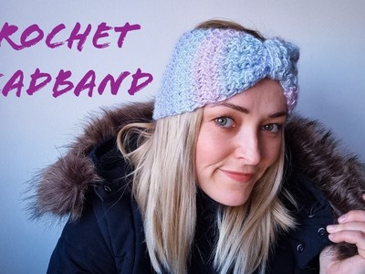 How to Crochet Headband  Easy for Beginners#crochetheadband#earwarmer