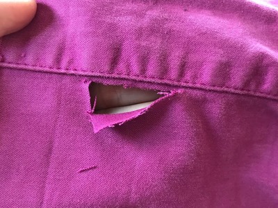 How to fix Hole in pants | Easy sewing ideas #sewingtutorial #clothes #pants