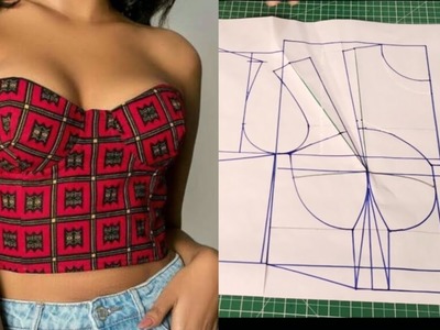 HOW TO MAKE A CUPPED BUSTIER [CORSET]
