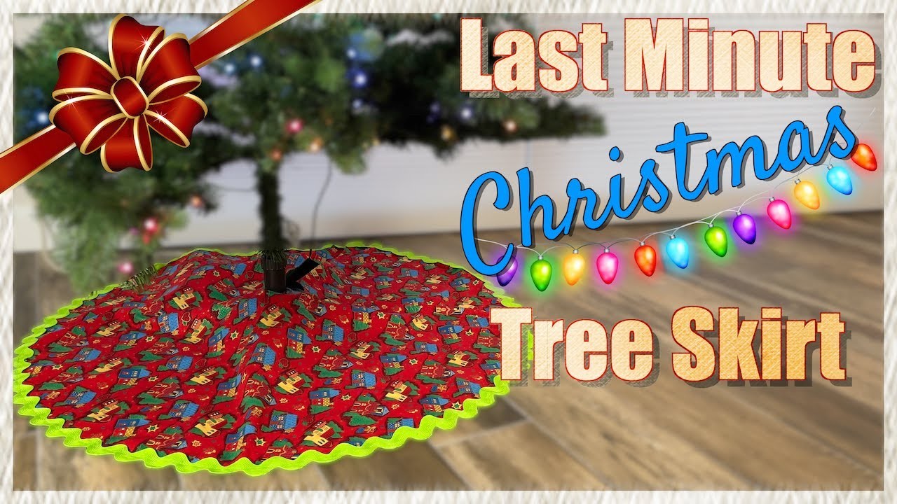 Last Minute Christmas Tree Skirt | The Sewing Room Channel