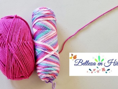 Linda Idea en Crochet para Combinar Colores!