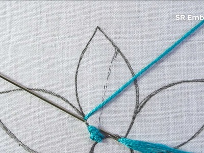 New Hand Embroidery Flower Design Elegant Flower Embroidery Easy Embroidery Tutorial For Beginners