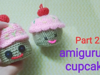 Part 2 Icing & Cherry for cupcake toppings | beginners crochet #crochet #crocheting