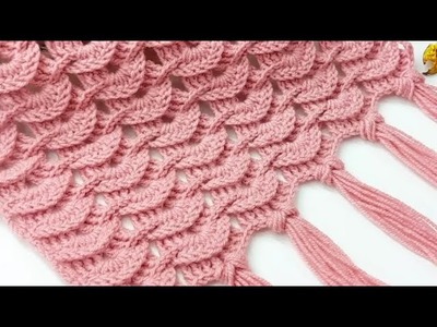 Perfect crochet models for shawls, scarf baby blanket, bags.Beauty of Crochet