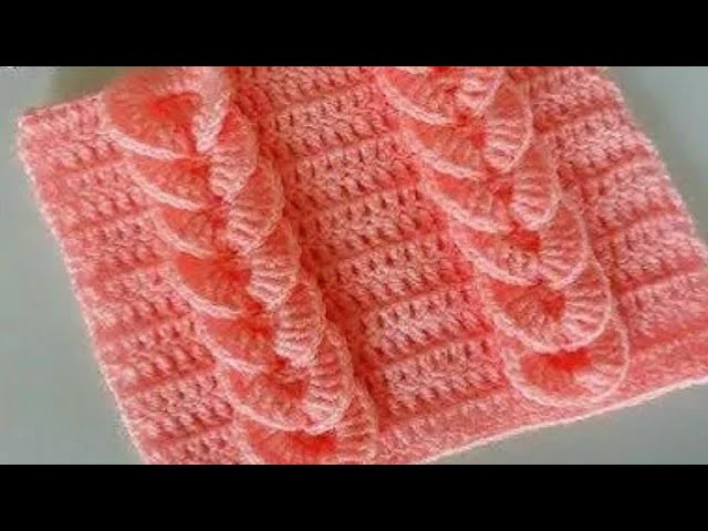 Perfect crochet pattern for baby blanket, bags, shawls.Beauty of Crochet