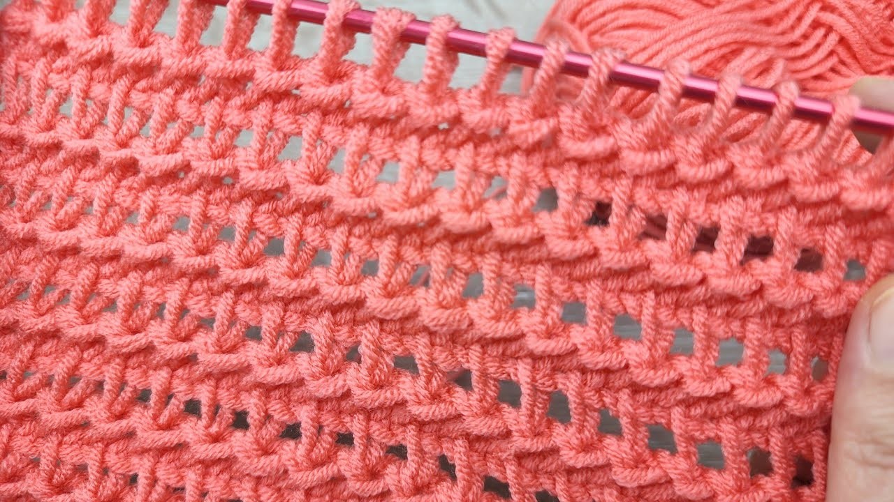 .Perfect????.for beginners very easy Tunisian crochet baby blanket knitting pattern explanation????