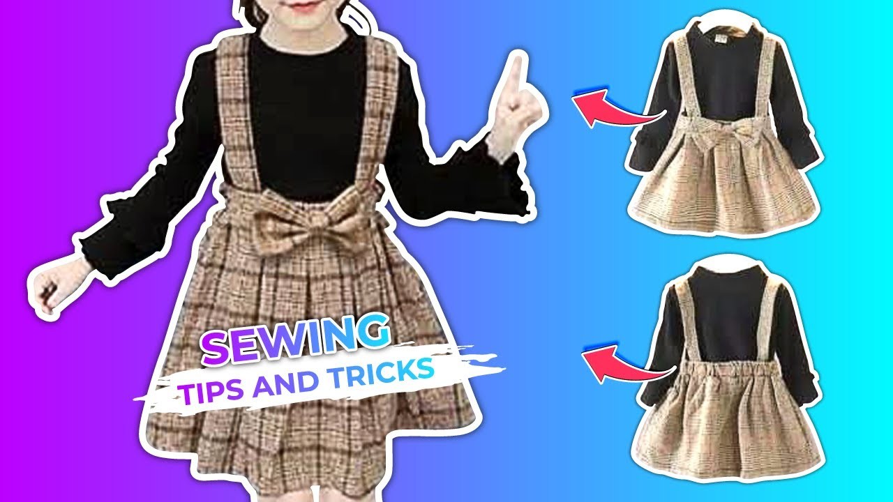 SIMPLE KIDS DRESS | With This Technique You Will Find Sewing Easier