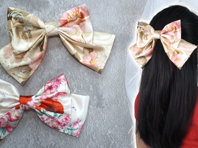 The Luxurious JACQUARD ???? PERFECT Big Hair Bow Making for Beginners with Explanation