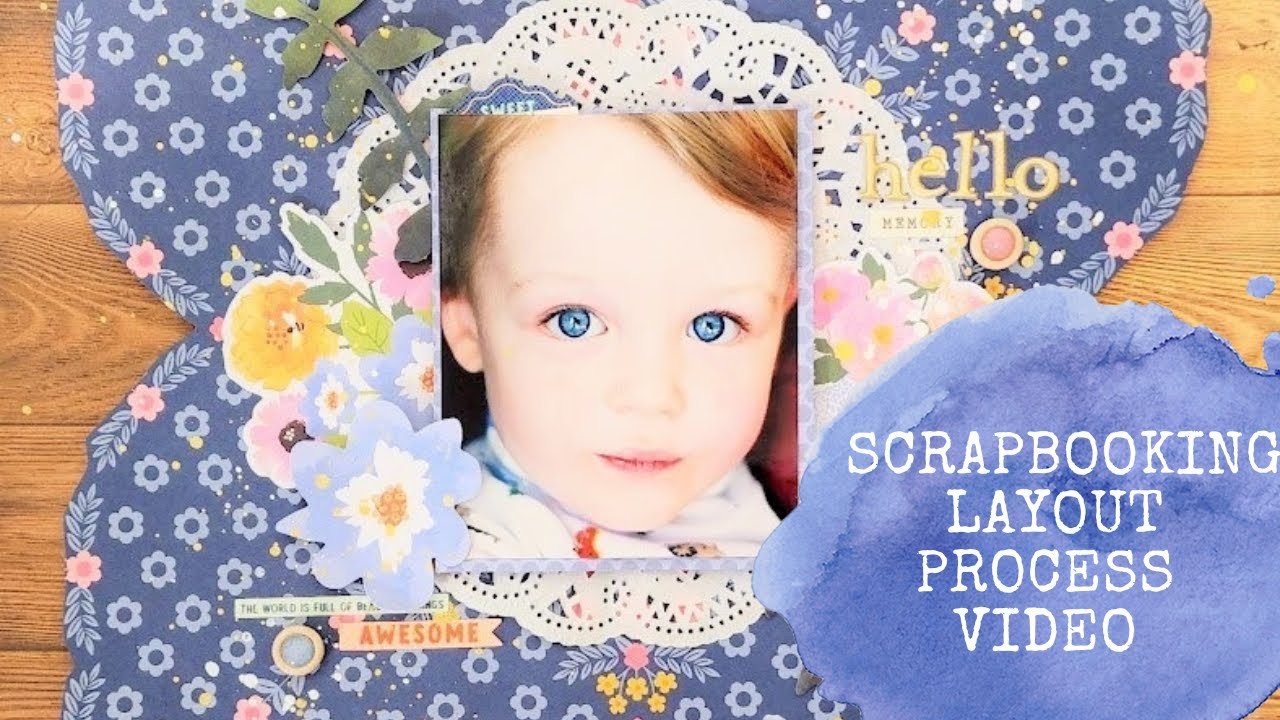 12x12 Scrapbooking Process Video