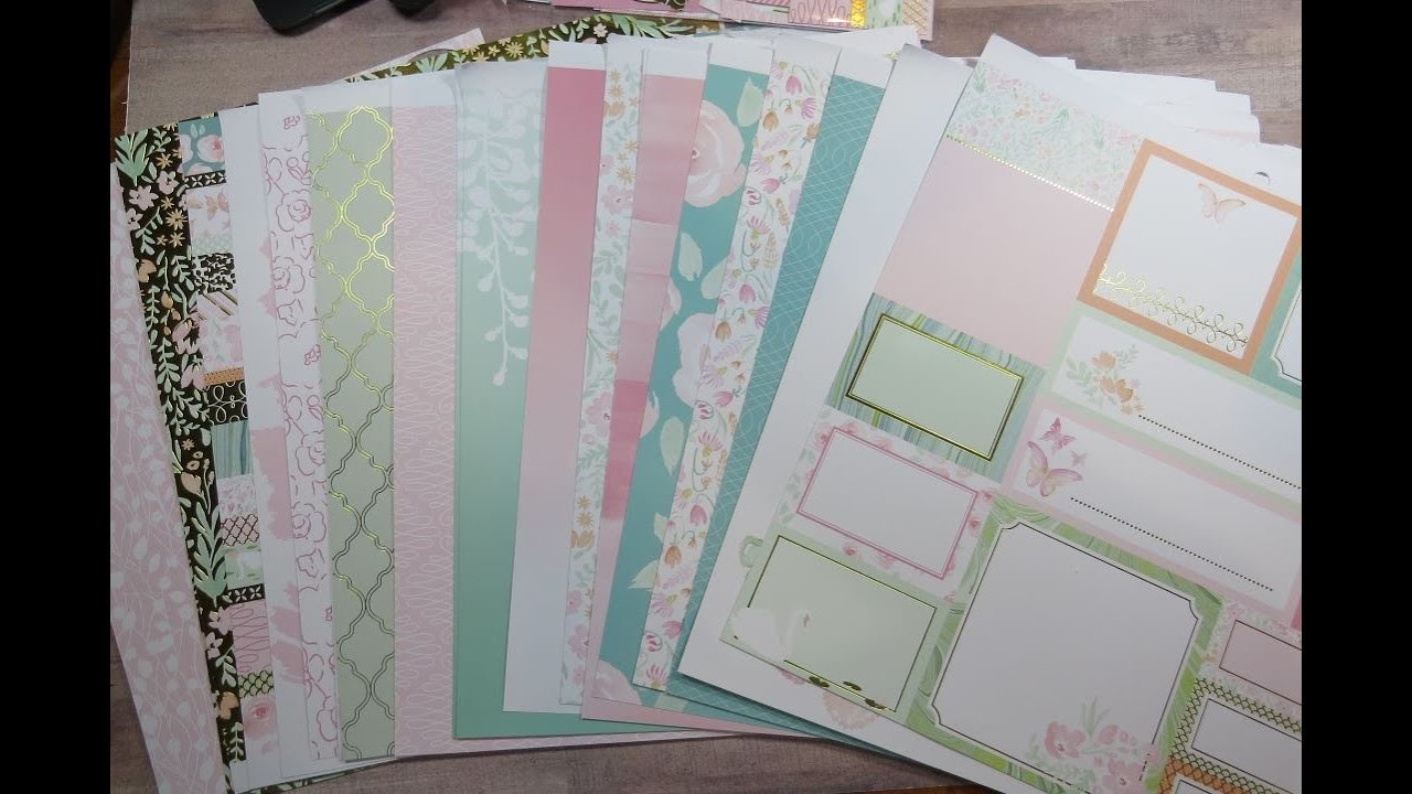 Breaking Down Paper Pads, Scrapbooking Paper