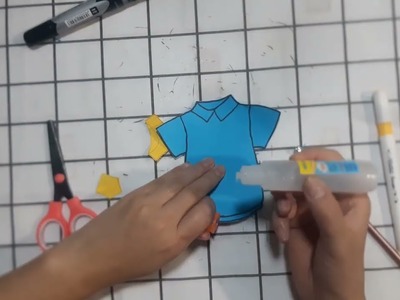 Cut, Paste Men's T-Shirts | Paper Craft Ideas for Room Decoration | Easy tutorial