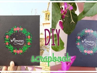 DIY | How to make a scrapbook.Dairy | Notebook making |