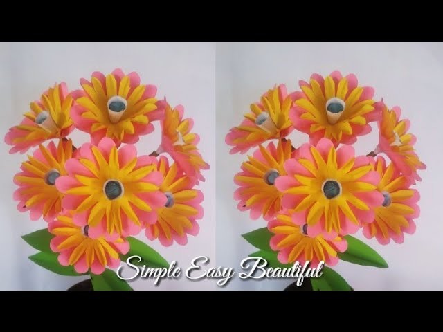 #diy #how to Make out of Paper flower #home Decoration #for School TUTORIAL #origami 3D #art Ideas