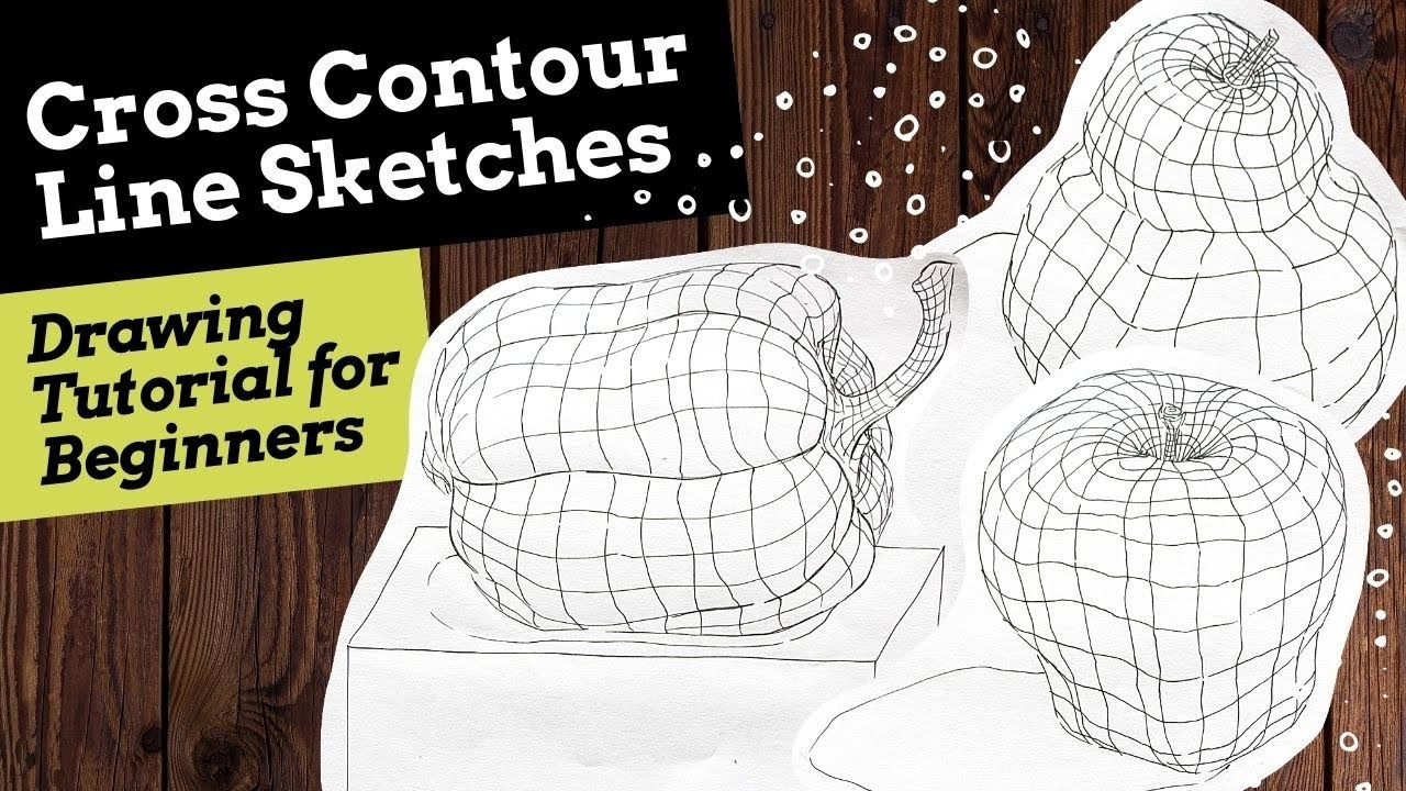 Drawing Tutorial for Beginners Contour Lines