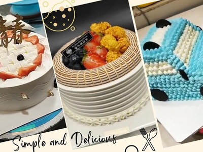 Easy Cake Decorating Ideas Like a Pro | Most Satisfying Cake Compilation | Creative Cake Decorating????