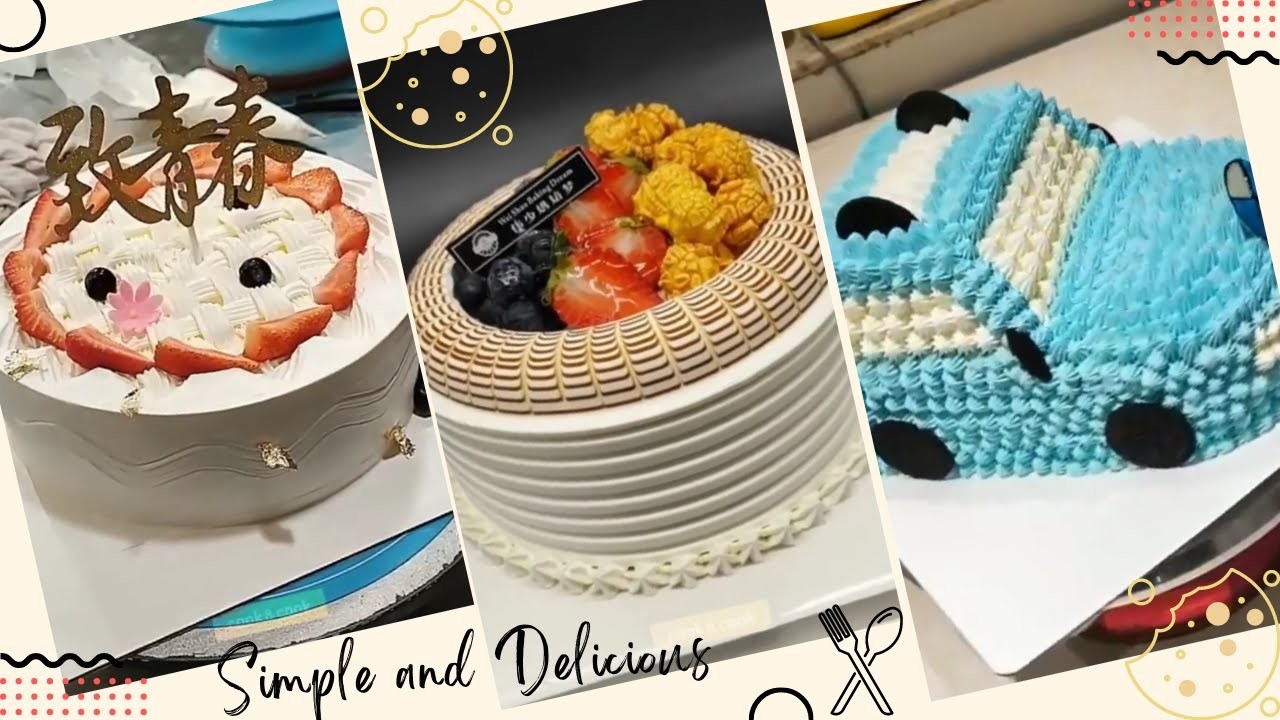 Easy Cake Decorating Ideas Like a Pro | Most Satisfying Cake Compilation | Creative Cake Decorating????