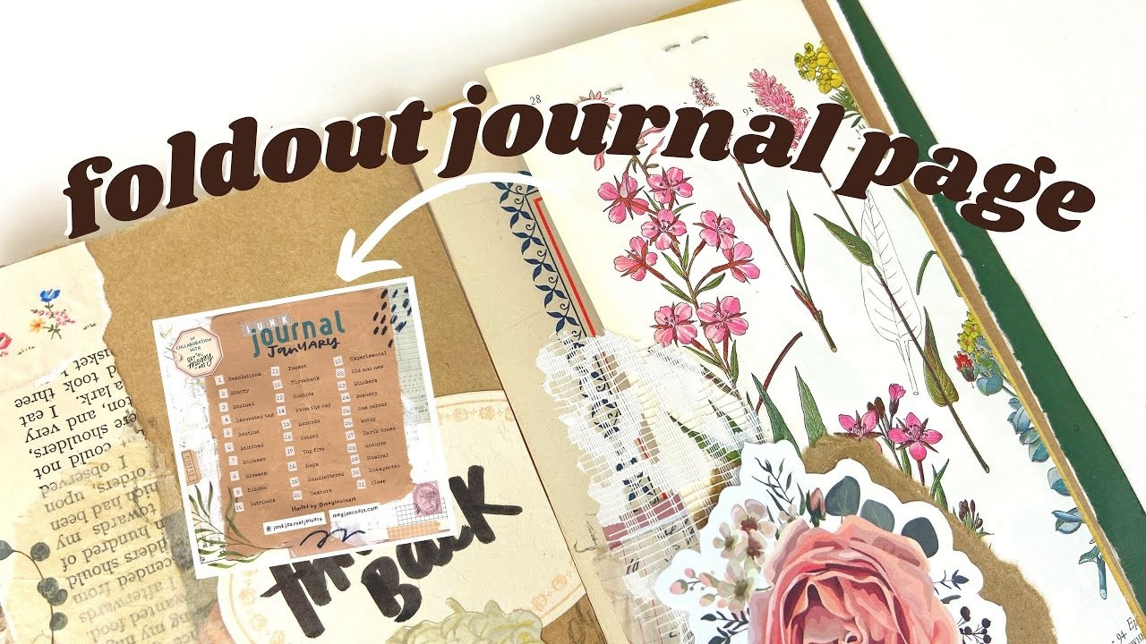 Easy journaling idea! | #JunkJournalJanuary Day 13 Hobbies | Junk Journal With Me