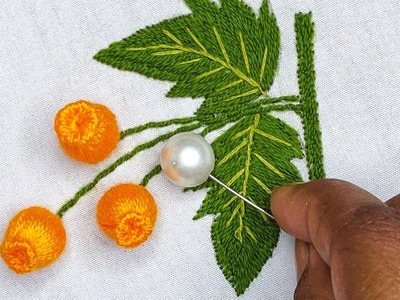 Fancy 3D Flower Hand Embroidery