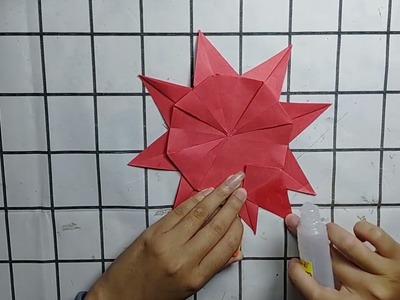Folding Mr. Sun | Paper Craft Ideas for Room Decoration | Easy tutorial