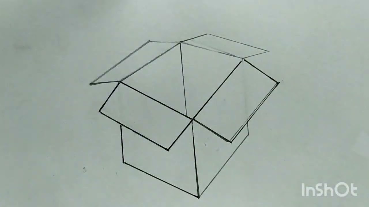 How to Draw a 3D box ????. Drawings for Kids