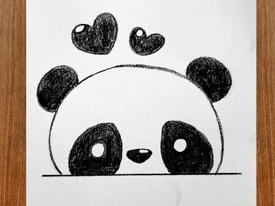 HOW TO DRAW A CUTE PANDA ???? Easy Panda Drawing | Easy drawings step by step