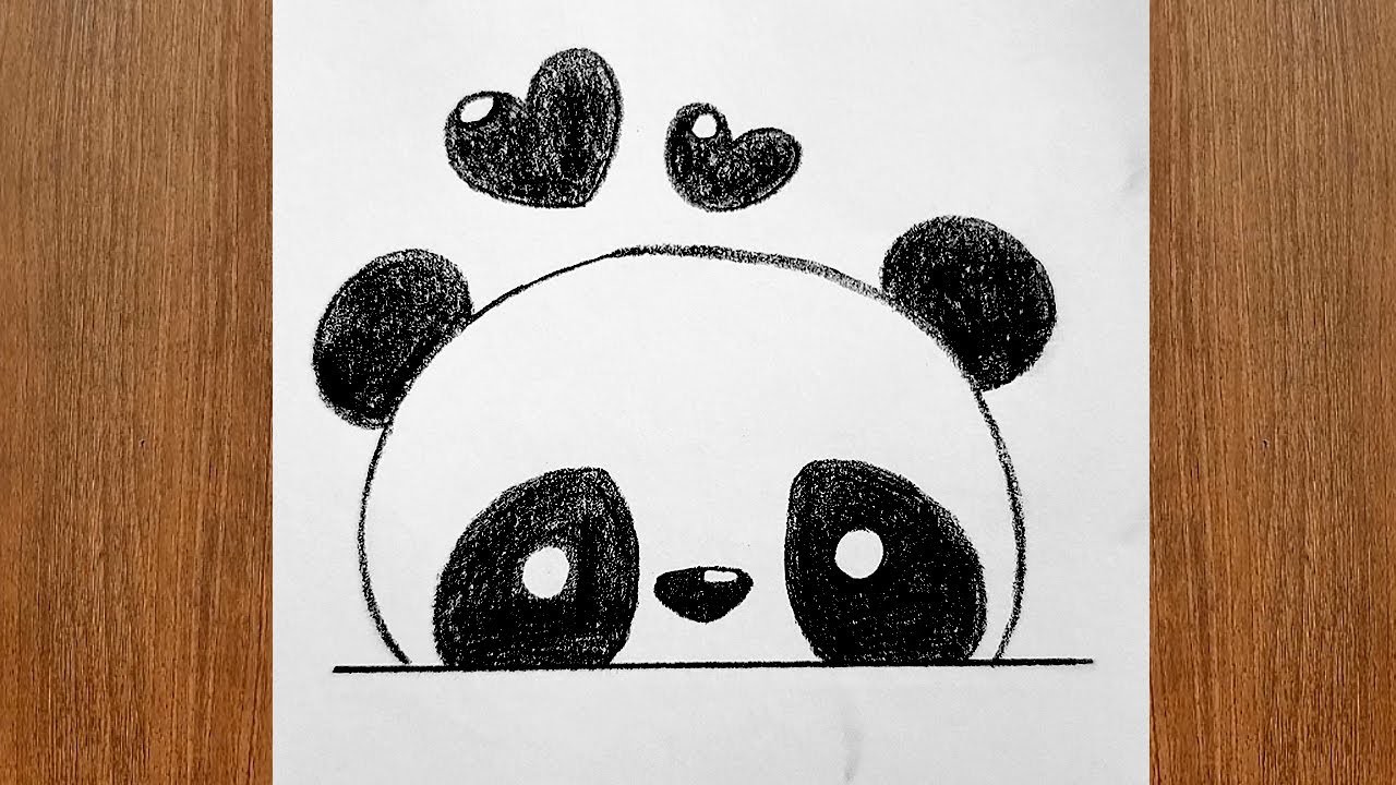 HOW TO DRAW A CUTE PANDA ???? Easy Panda Drawing | Easy drawings step by step