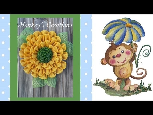 How to Make a Flower Wreath | DIY Spring. Summer Wreath | Easy Spring Craft | Live Replay