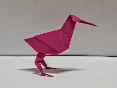 How To Make A Paper Origami Bird Sandpiper Easy Step By Step