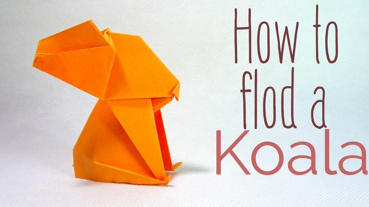 How to Make an origami koala | paper koala | paper fold art | #origamitutorial #paperart #papertoys