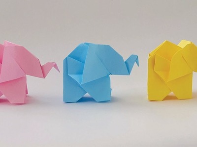 How to Make Origami elephant 3D | paper folding art | #origami #origamitutorial #paperart #papertoys