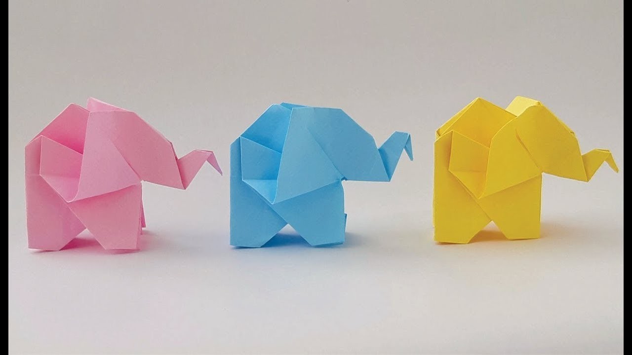 How to Make Origami elephant 3D | paper folding art | #origami #origamitutorial #paperart #papertoys