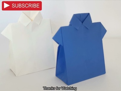 How to Make Origami shirts 3D | paper folding art | #origami #origamitutorial #paperart #papertoys