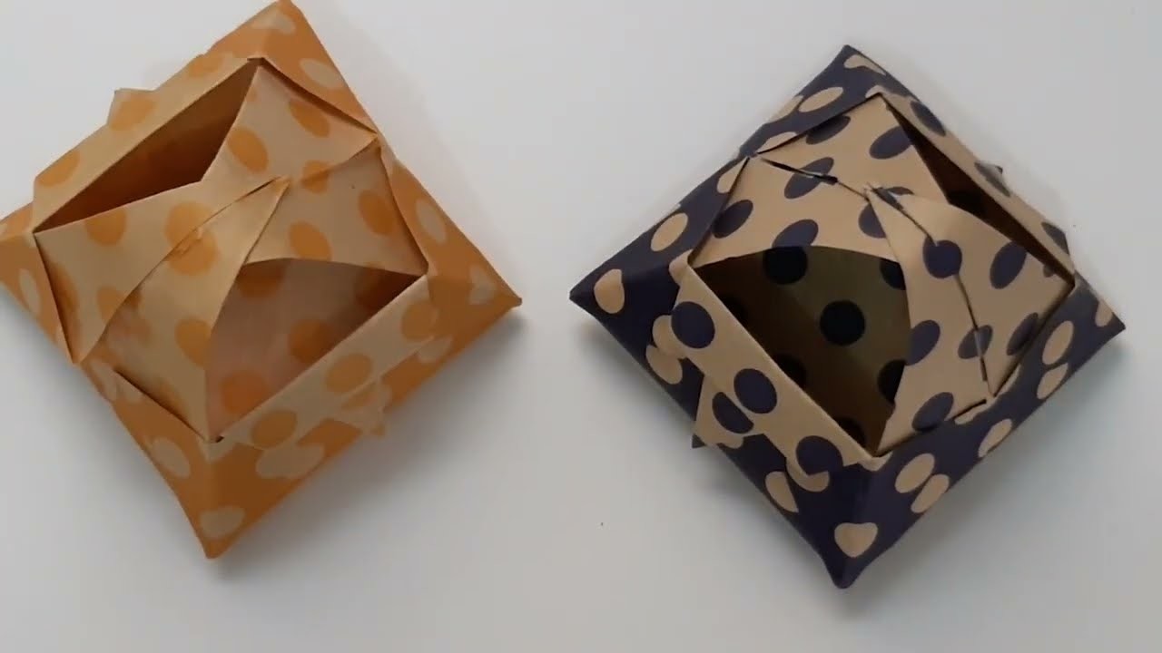 How to Make Paper basket 3D | paper folding art | #origami #origamitutorial #paperart #papertoys