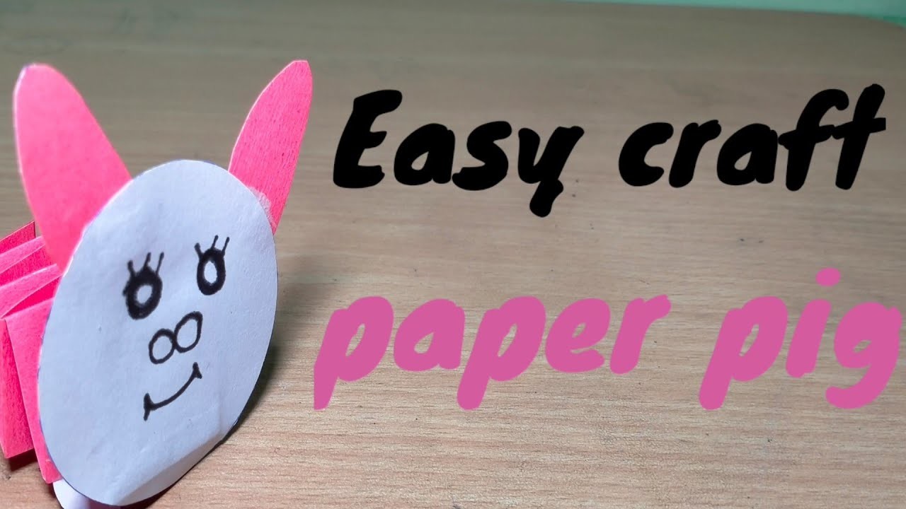 How to make paper pig || paper pig kaise banate hain || paper pig tutorial