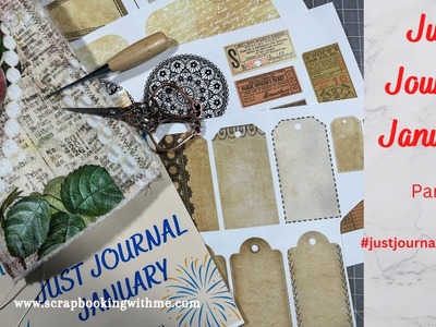 HOW TO STITCH YOUR PAGES IN THE COVER # justjournaljanuary | WEEK 2 |