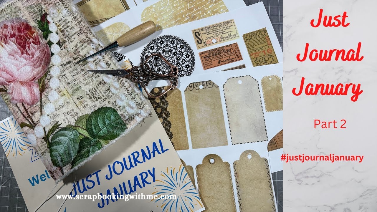 HOW TO STITCH YOUR PAGES IN THE COVER # justjournaljanuary | WEEK 2 |