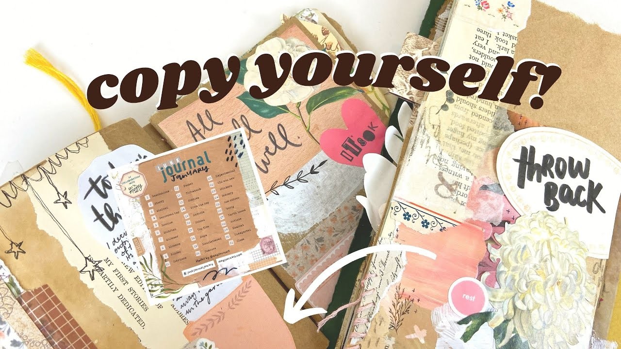 Ideas from old journals.  | #JunkJournalJanuary Day 12 Throwback | Junk Journal With Me