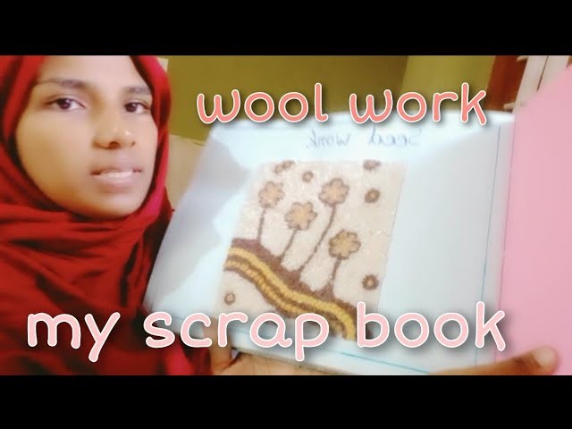 My scrap book works #annascreations #scrapbooking #woolwork