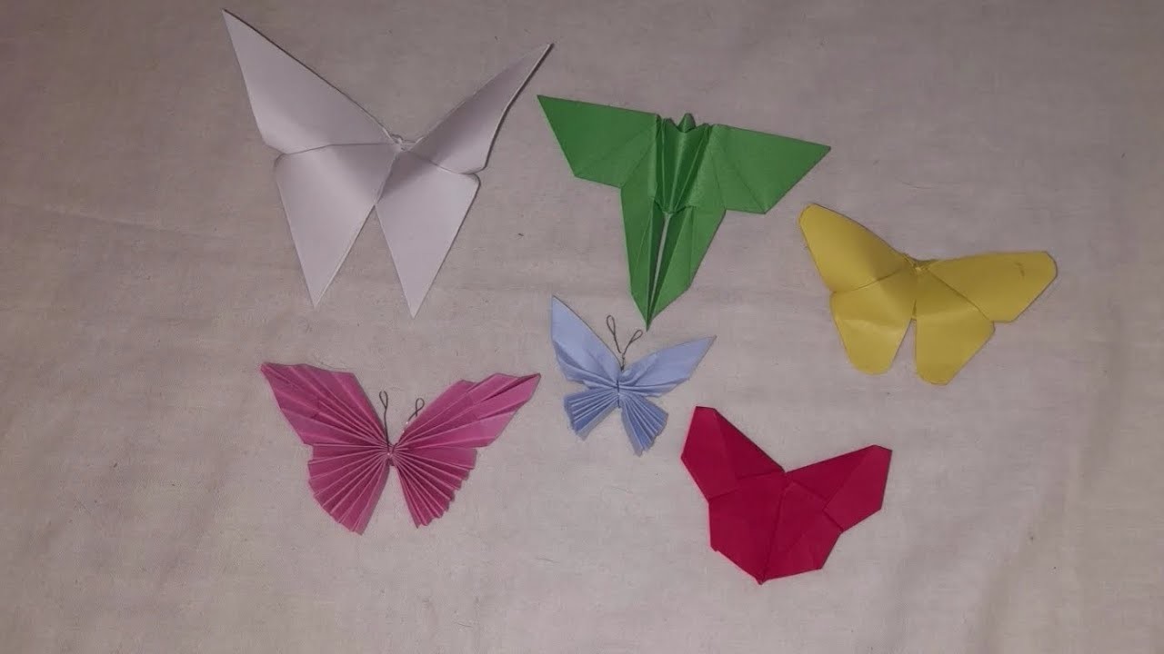 Origami butterfly (6-1)#butterfly #doityourself #diy #simple