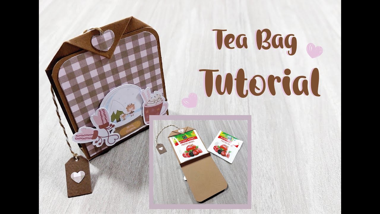 Paper Mini Tea Bag #scrapbooking #ideas #tea