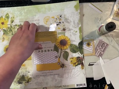 Scrapbooking process video #53 - Bee Happy using 49 and Market Countryside collection