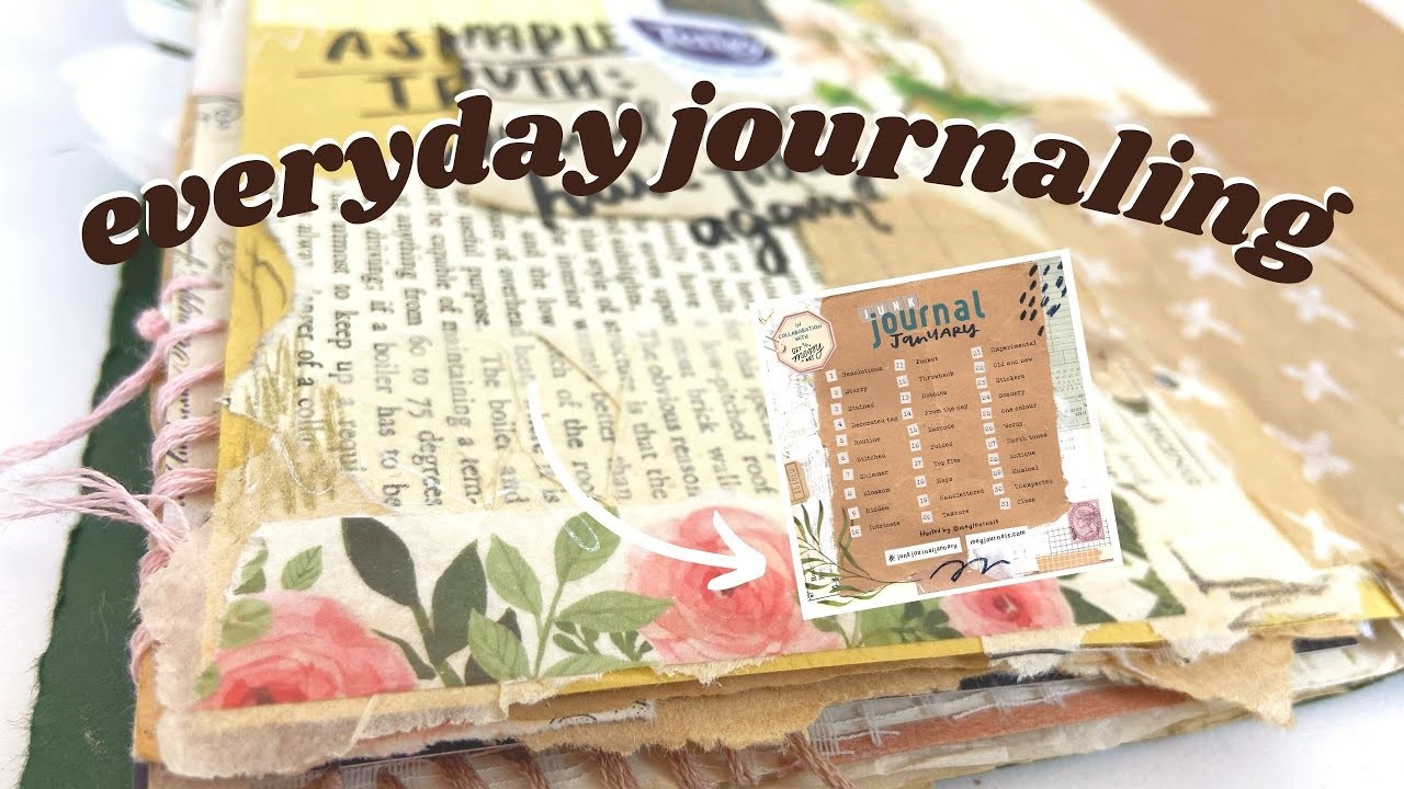 USE your ephemera! | #JunkJournalJanuary Day 14 From the day | Junk Journal With Me